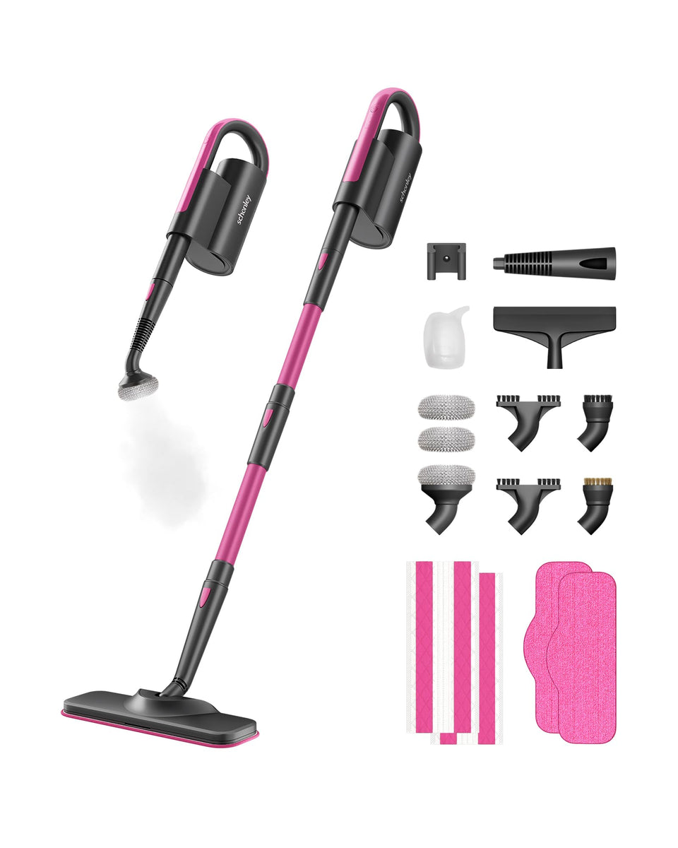 Schenley 19-in-1 steam mop base unit for fast, chemical-free floor cleaning.