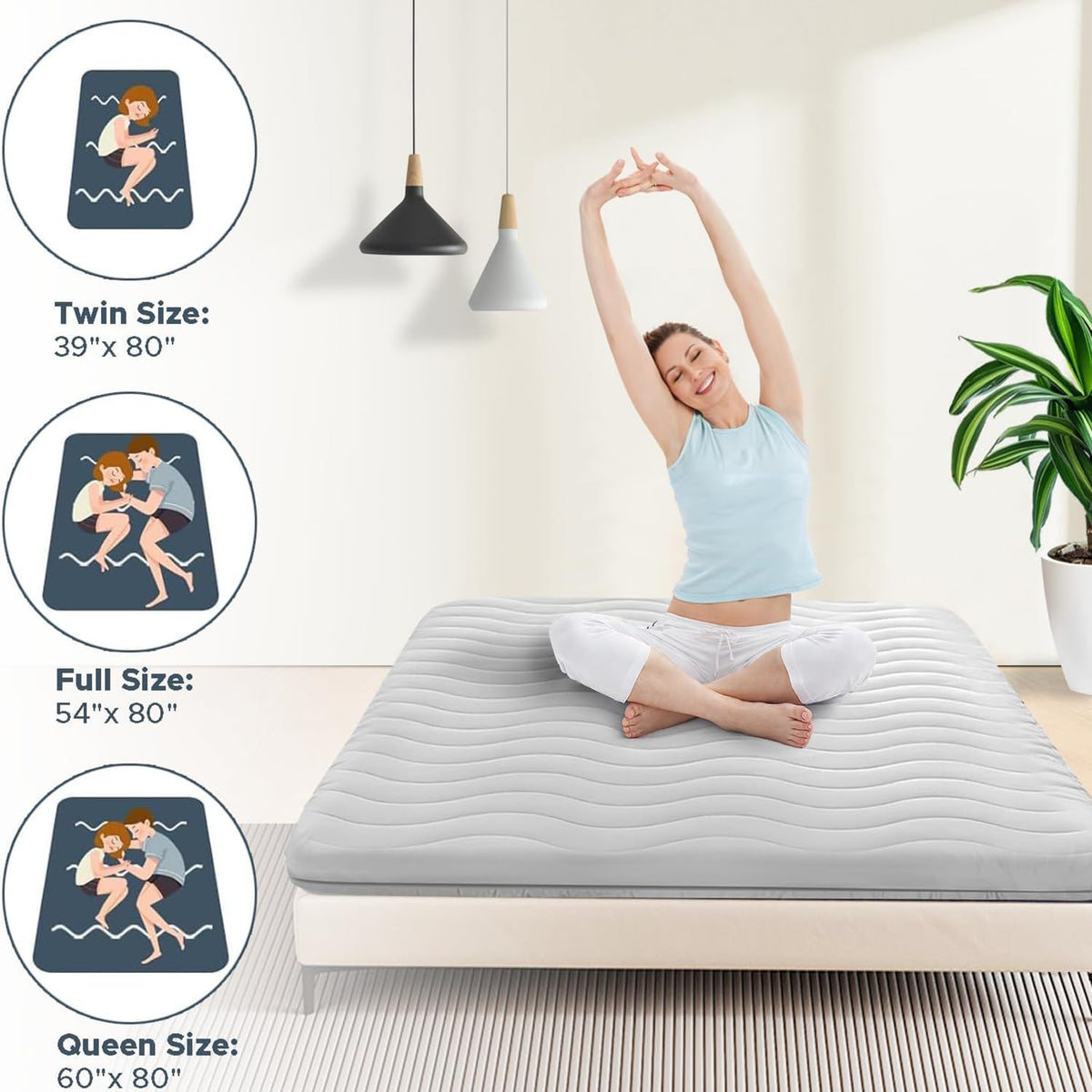 SCHNAUZER HOME mattress suitable for camping and outdoor use.