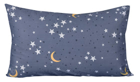 Scientific Sleep Moon & Stars bedding set adds playful design to kids' room.