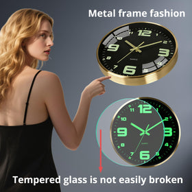 SCNFED silent quartz movement for uninterrupted timekeeping in busy homes