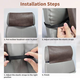 SCNK recliner headrest cover; easy to wipe clean after daily use.