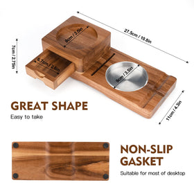 Scotte cigar cutter included with tray enables quick prep for cigars and whiskey rituals