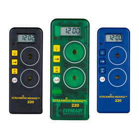 Screaming Meanie 220 compact clock fits in a pocket
