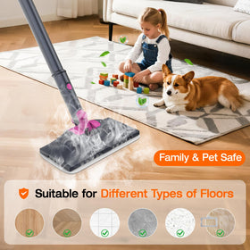 ScrubWiz three extendable poles extend reach for floors and high areas.