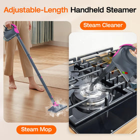 ScrubWiz removable 320ml water tank supports longer cleaning sessions without refills.