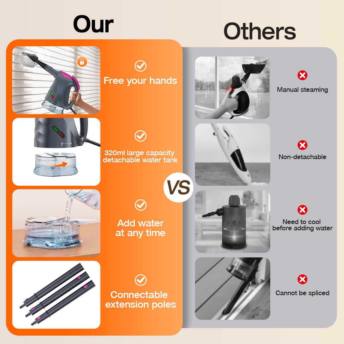 ScrubWiz washable microfiber pads capture dust and grime during mopping sessions.