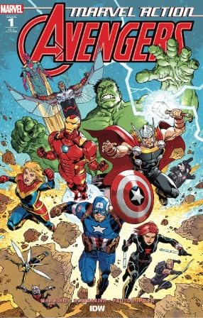 SCS Direct Avengers value set spine display highlight on shelf