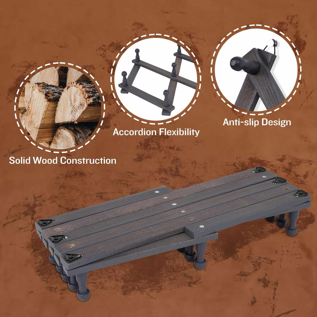 SCUNDA 16-hook wall rack keeps coats and bags organized with sturdy hooks.