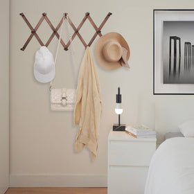 Durable wood construction with a rustic, timeless look.