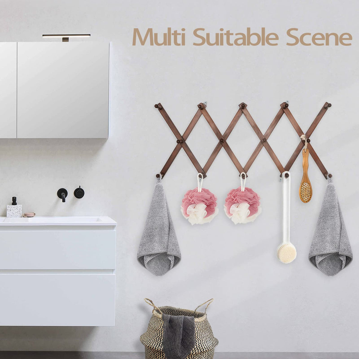 Ideal for entryways, living rooms, bedrooms, and bathrooms.