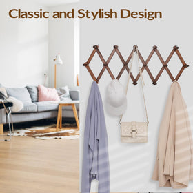 SCUNDA hat rack mounted on door offers quick access to daily wear