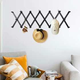 SCUNDA wall rack blends rustic style with versatile organization