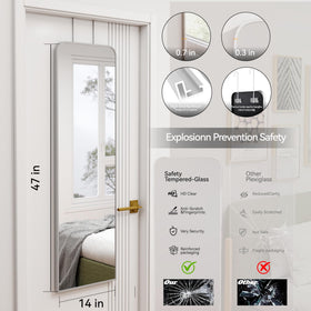 SCWF-GZ entryway mirror brightens hallways and supports quick appearance checks.