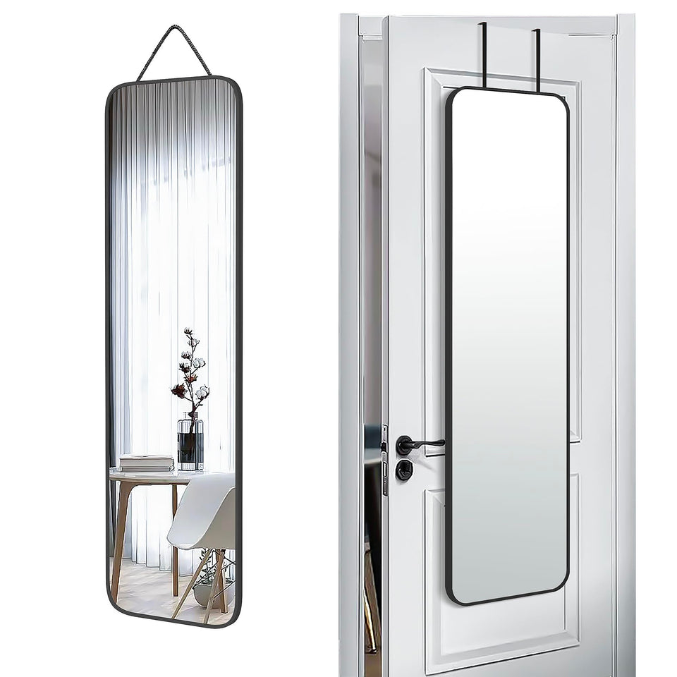 SCWF-GZ 47x14 full-body mirror on wall delivering distortion-free reflection and space enhancement