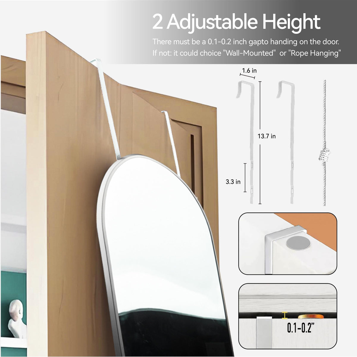 SCWF-GZ 57x20 entryway decor idea with large bright mirror