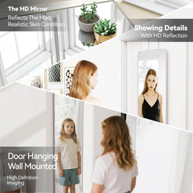 SCWF-GZ aluminum-frame mirror combines durability with a slim profile