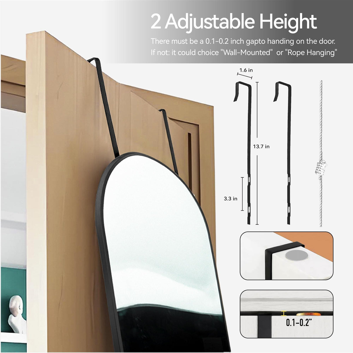 SCWF-GZ dressing-area wall mirror paired with dresser for daily routines