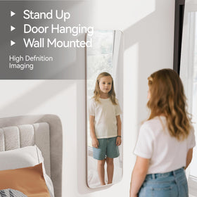 SCWF-GZ modern-sleek-frame mirror complements contemporary interiors