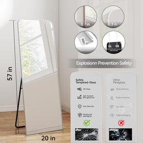 SCWF-GZ tempered glass mirror delivers clear, distortion-free reflection