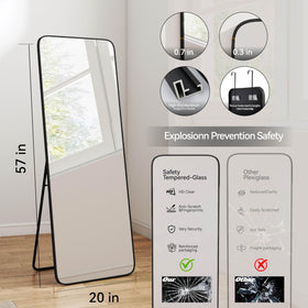 SCWF-GZ tempered-glass mirror delivers crystal-clear distortion-free reflection.