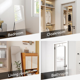 SCWF-GZ wall-mounted dressing mirror saves space in living rooms