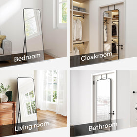 SCWF-GZ wall-mounted mirror delivers crystal-clear reflection for room decor