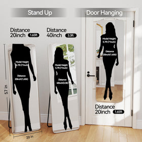 SCWF-GZ wall-mounted mirror saves space while brightening rooms.