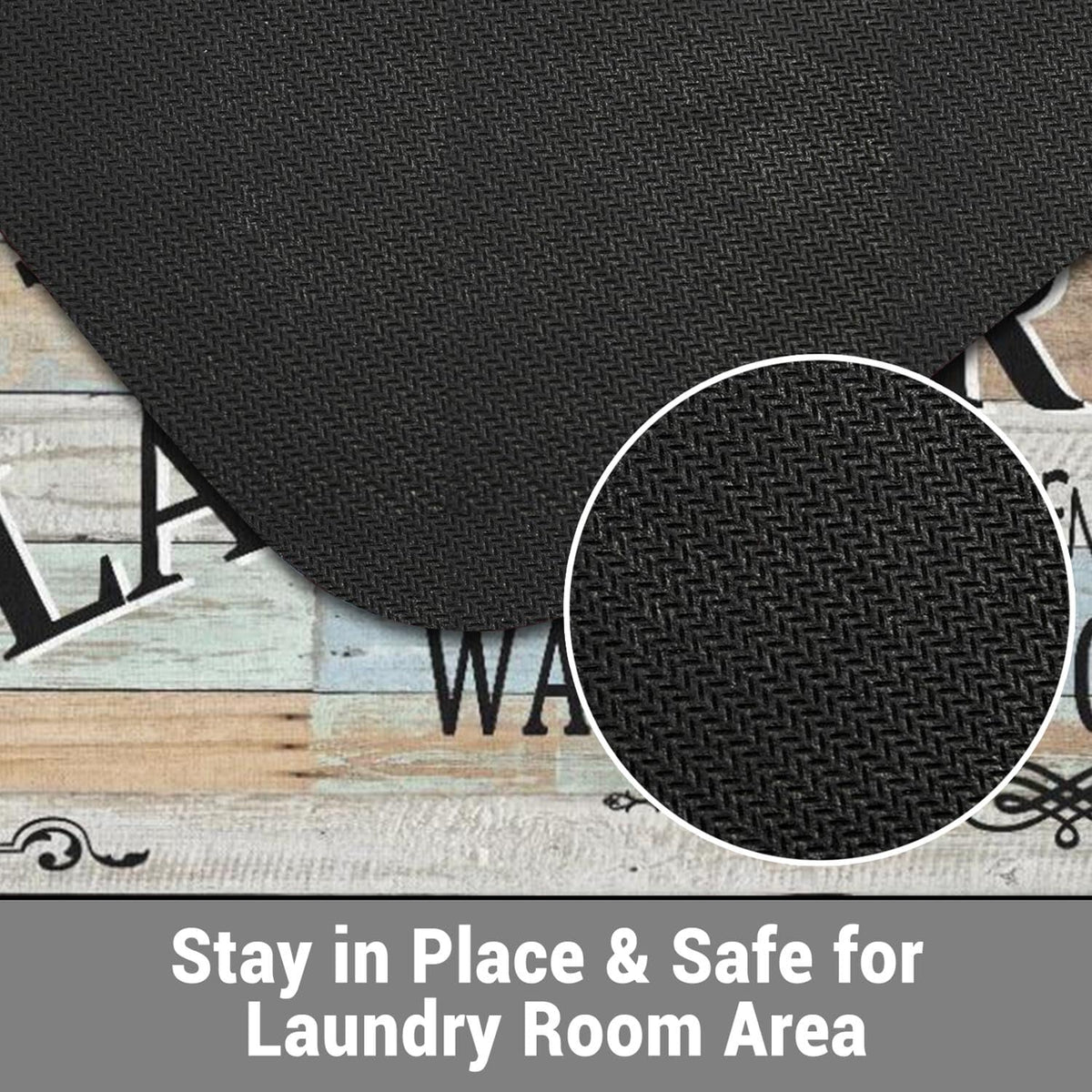 sdhinlwo diatom mud foam-backed rug blends comfort with durability