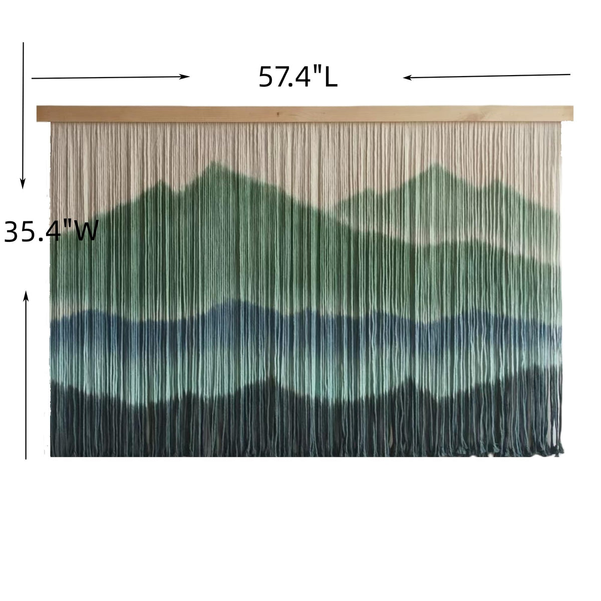 Includes mounting hooks and rope for quick, secure installation of the Sdjazl tapestry.