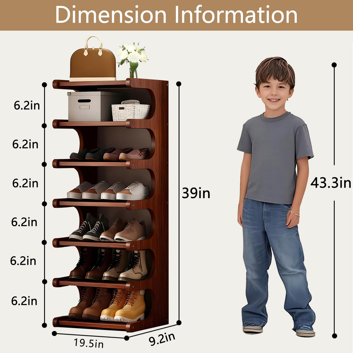 sdowens bamboo shoe rack highlighting durable material and space-saving design