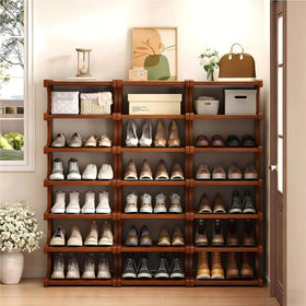 sdowens versatile organizer for shoes, bags, and small decor items