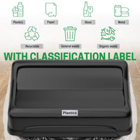 SDSNTE pack-of-1 trash can lid ready to upgrade compatible Slim Jim and more.