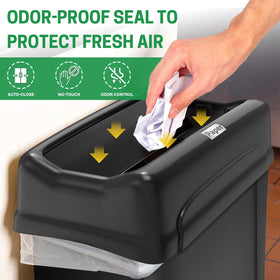 SDSNTE trash can label stickers help sorting trash, recycling, and compost.