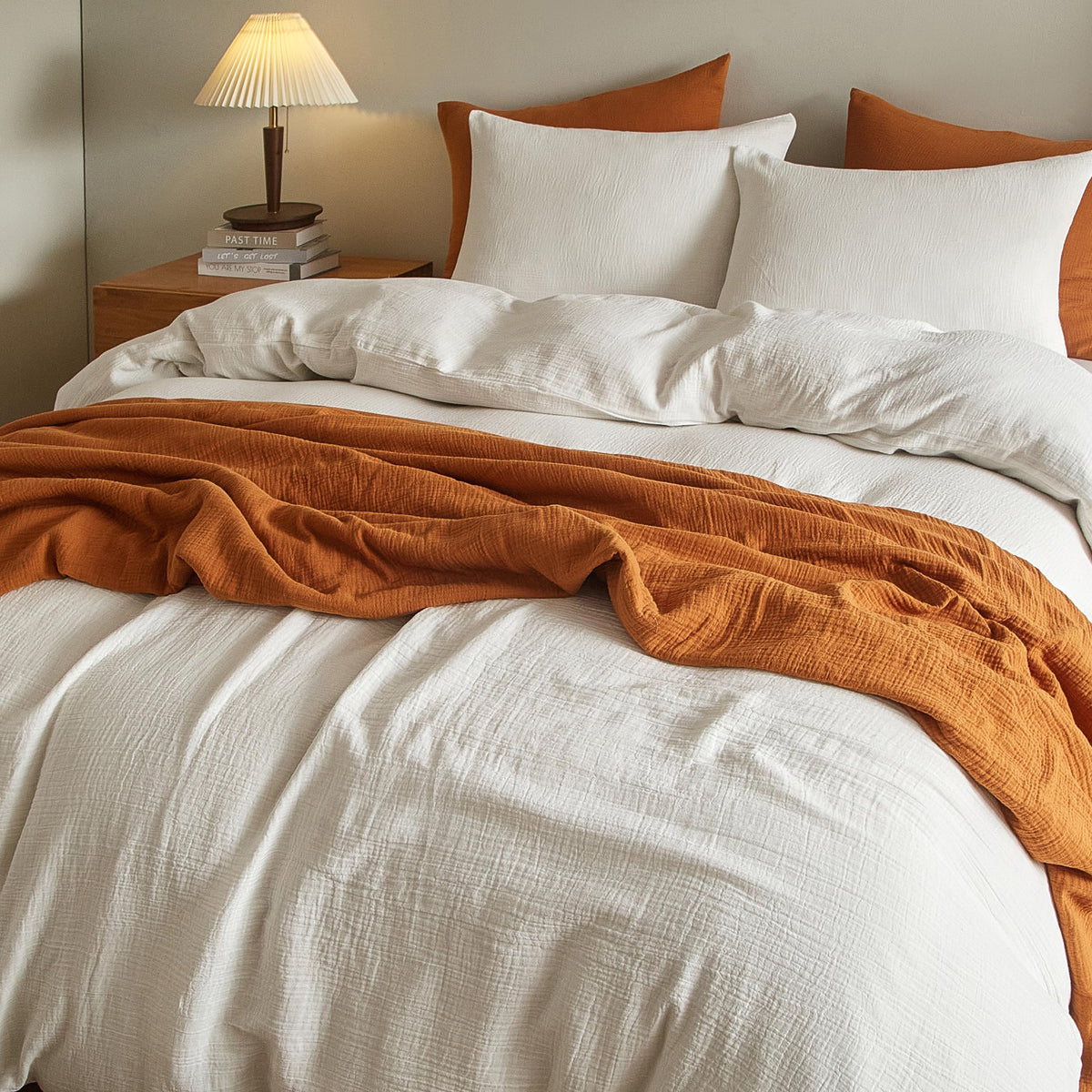 SE SOFTEXLY interior corner ties securing duvet insert in place