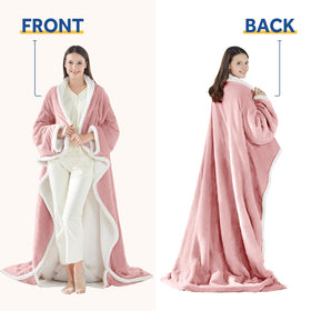 Sealy 50x70 inch throw provides generous coverage on the couch