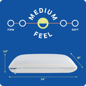 Breathable nylon-spandex cover enhances comfort and airflow.