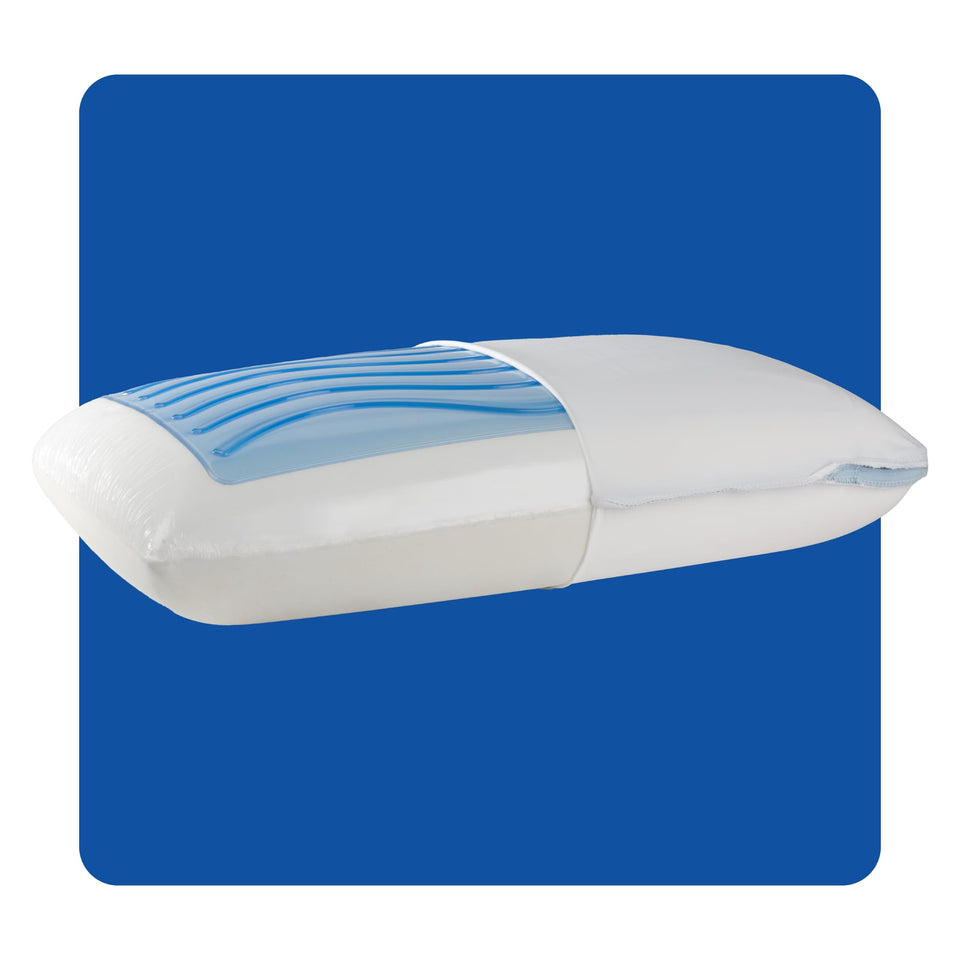 Sealy Dreamlife memory foam pillow contours to your neck for targeted support
