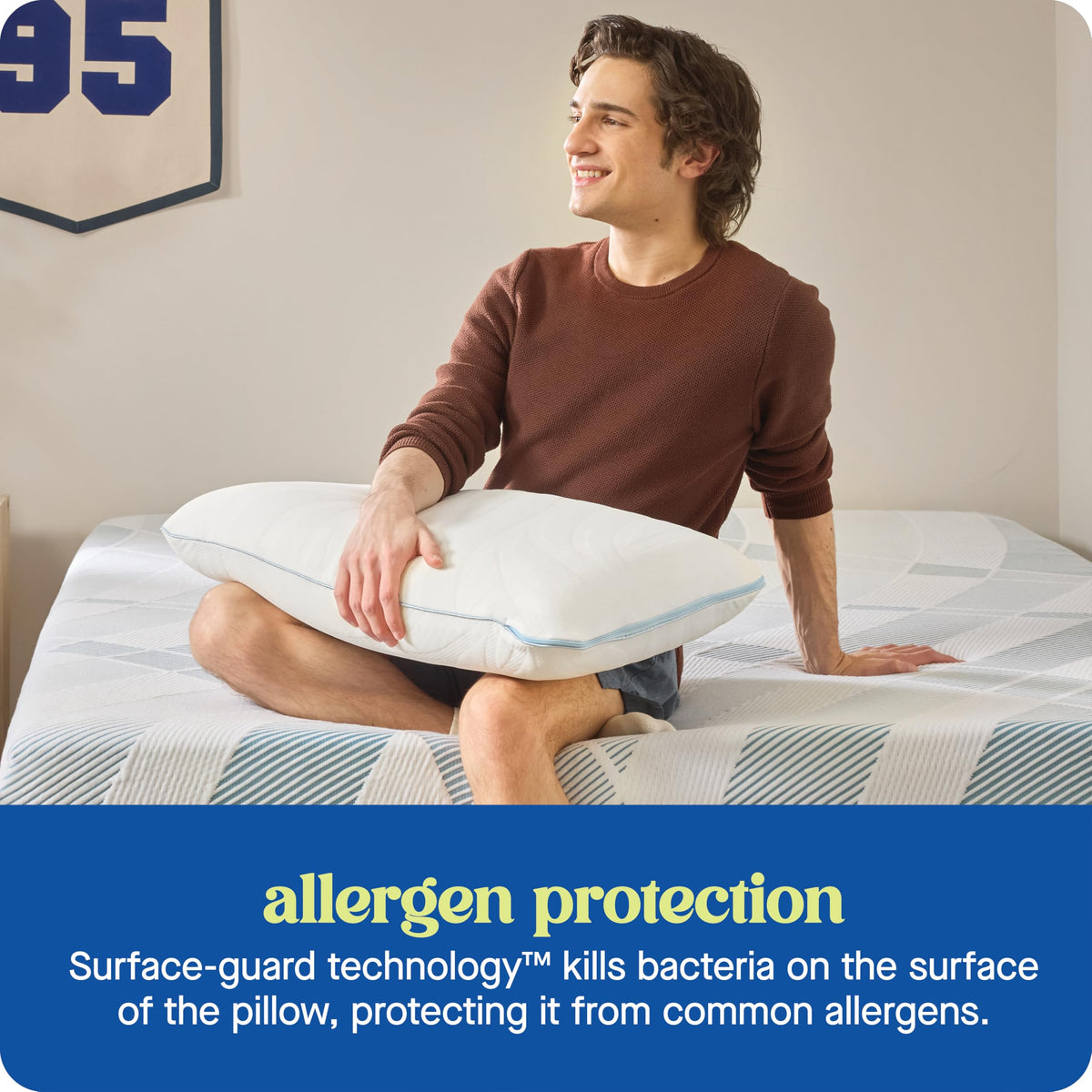 Suitable for back, side, and stomach sleepers seeking adaptive support.