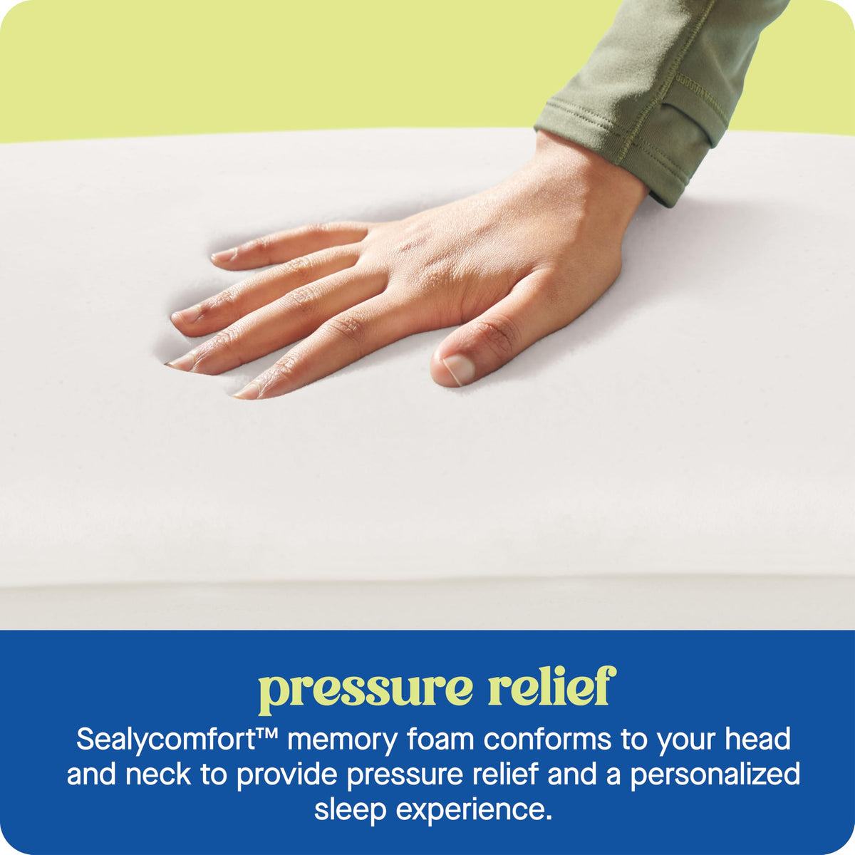 Removable machine-washable cover for quick, easy cleaning.