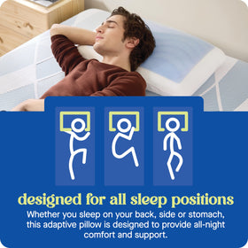 Sealy Dreamlife Surface-Guard technology helps keep the pillow surface cleaner