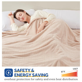 Sealy blanket auto shut-off ensures safe, energy-efficient use.