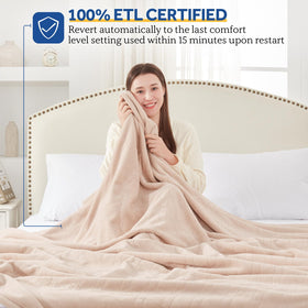 Sealy electric blanket LED controller with adjustable heat levels.
