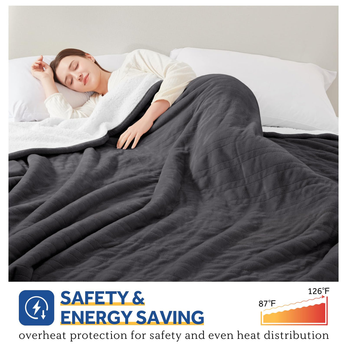 Sealy auto-off timer feature provides safe, energy-conscious use