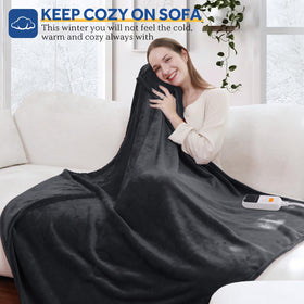 Sealy blanket provides even heat distribution across the 50x60 inch surface.