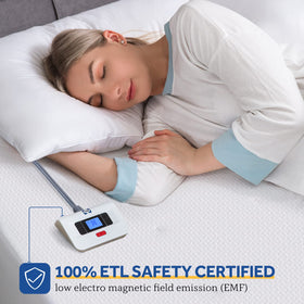 Sealy preheat function quickly warms to comfort level.