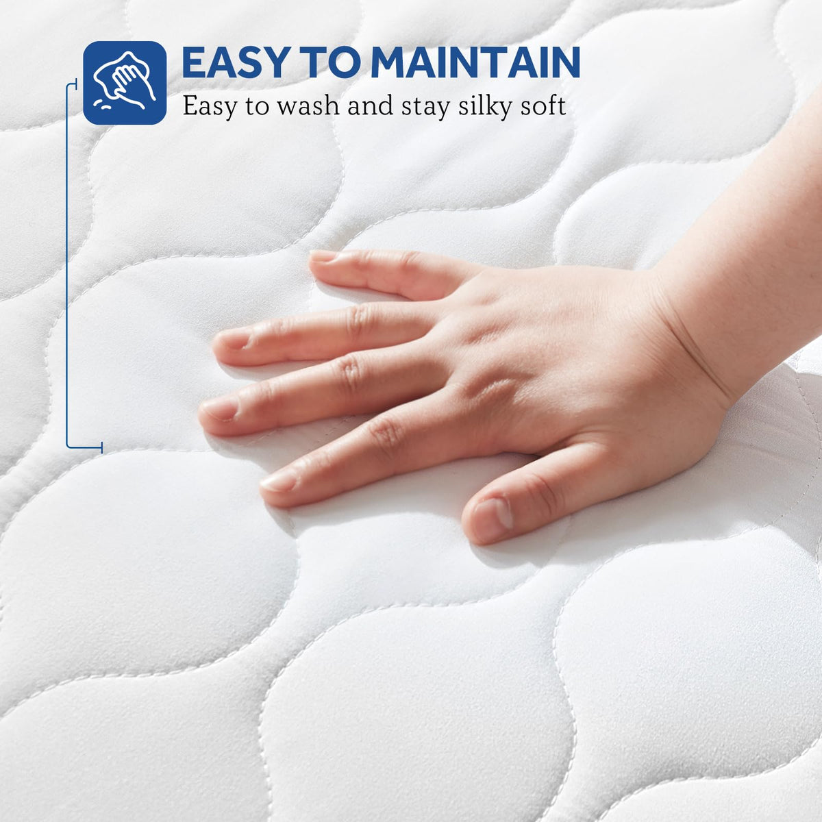 Sealy heated mattress pad microfiber top feels smooth and gentle against the skin