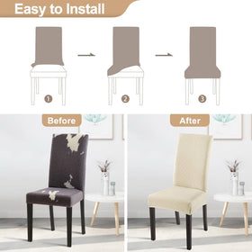 SearchI slipcovers install in minutes for fast room makeovers.