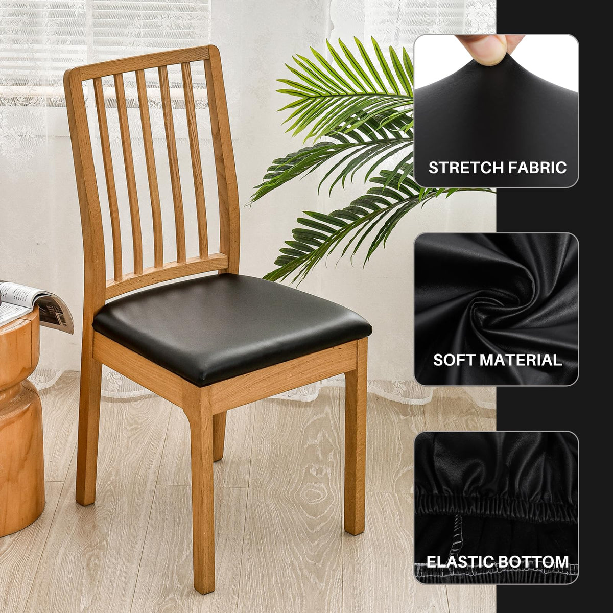 SearchI PU leather seat cover with durable drawstrings for secure fit.