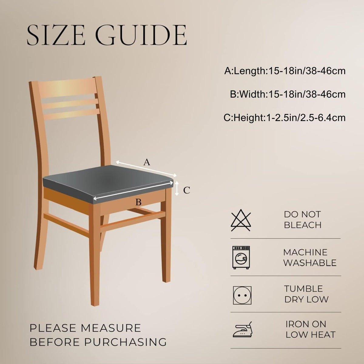 SearchI stretch dining chair cover with elastic bottom stays securely in place.