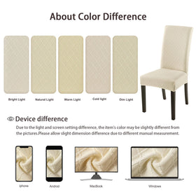 SearchI washable chair slipcovers are machine washable for quick cleanup.